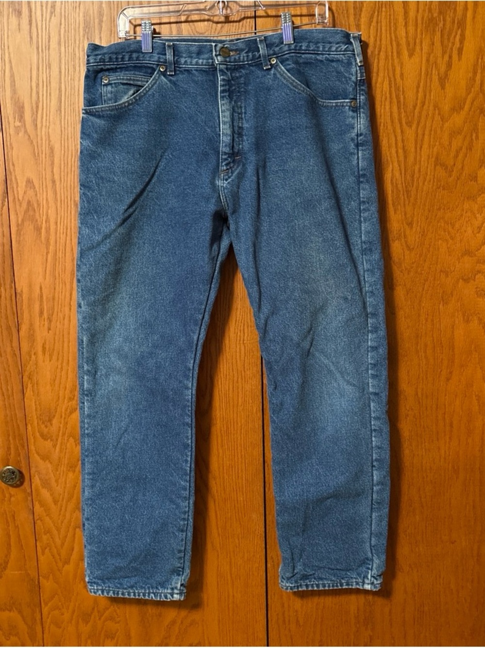 L.L. Bean Men's Relaxed Blue Denim Jeans